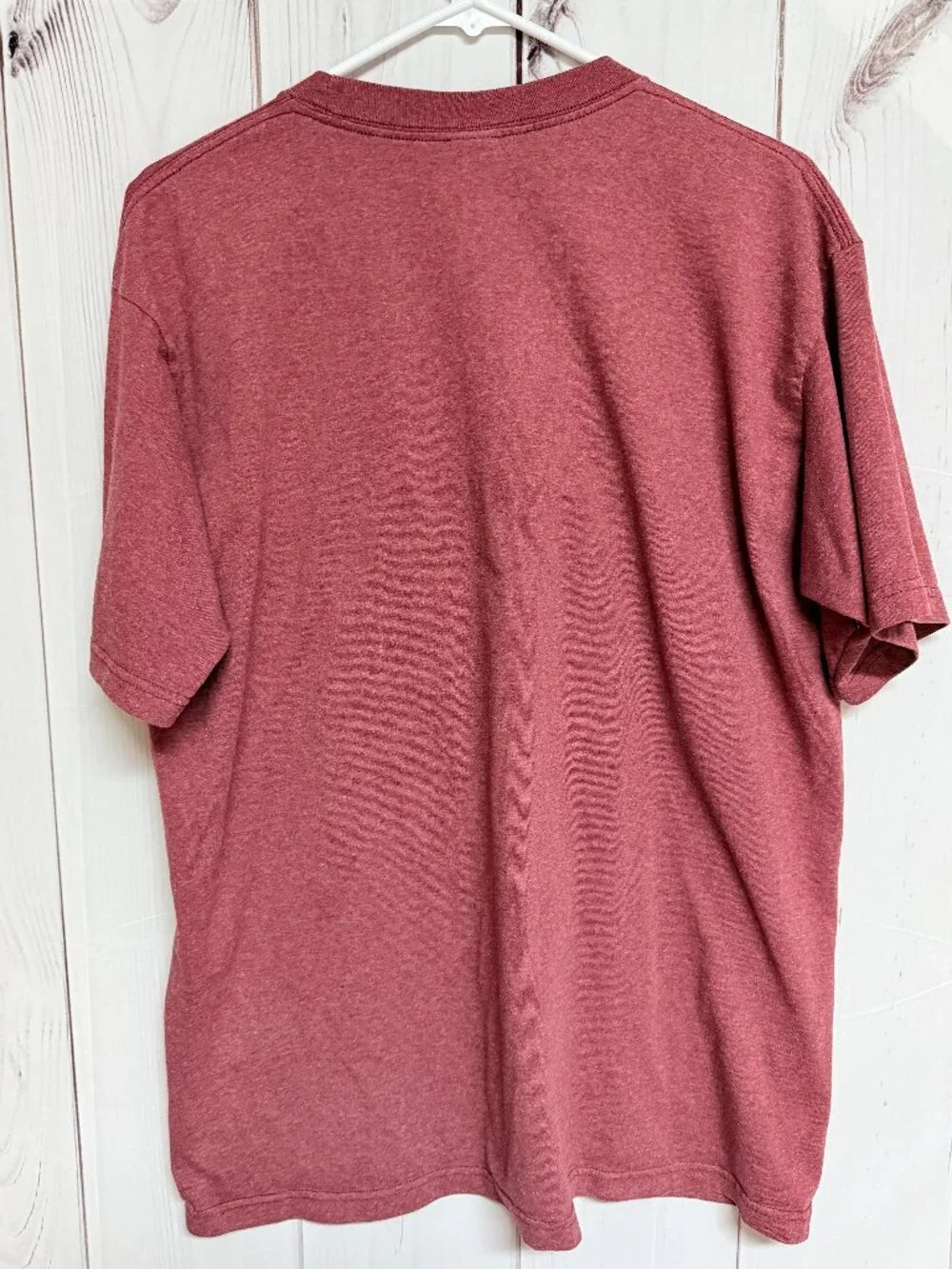 The North Face Men’s‎ Half Dome Tee Large Red Heather Logo EUC